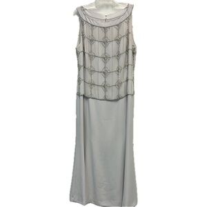 Daymor Couture Elegant Silver Beaded Embellished Special Occasion Dress …